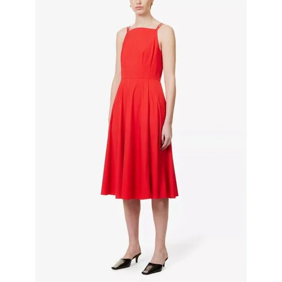 knee length dresses for ladies Square Neck Strappy Dress – MEILLEUR MOMENT OFFICIAL STORE NEW YORK